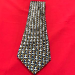 Zinc silk tie